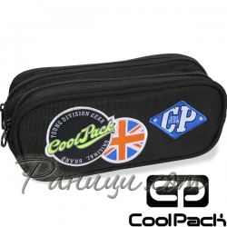 Cool Pack Clever Несесер с два ципа Badges Black B65055 Cool Pack Clever Несесер с два ципа Badges Black B65055